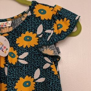 NWT Dotdotsmile Swing Dress w/ Flowers